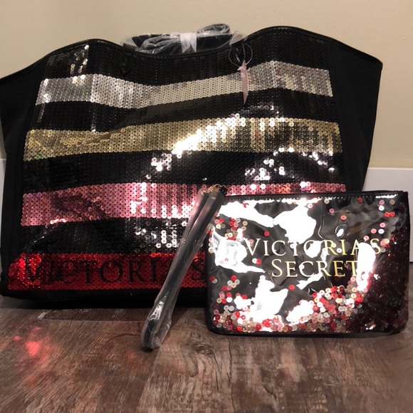 Victoria's Secret Handbags - Victoria’s Secret tote and accessory bag.